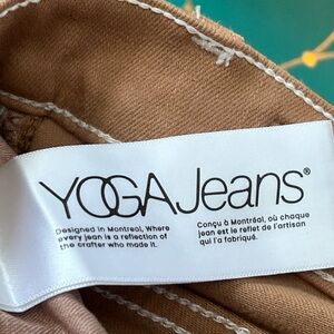 YOGA Jeans Tan Cargo Wide Leg Pants | Utility Chic | Size 26
